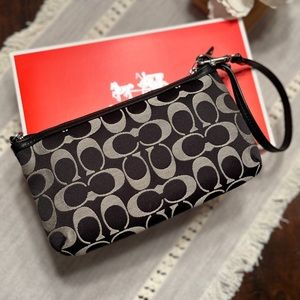 Coach Signature Wristlet